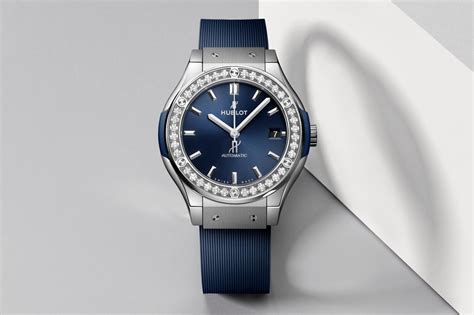 hublot classic fusion blue titanium diamonds 38mm|Hublot classic fusion price.